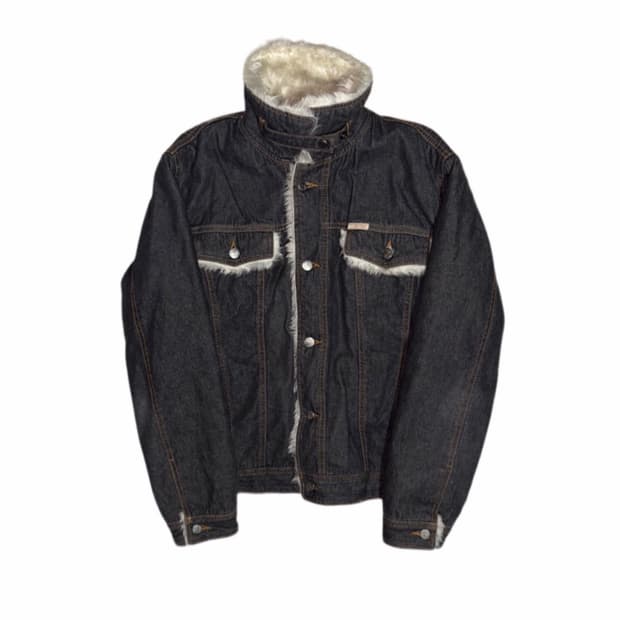 Calvin Klein Fur Denim Jacket