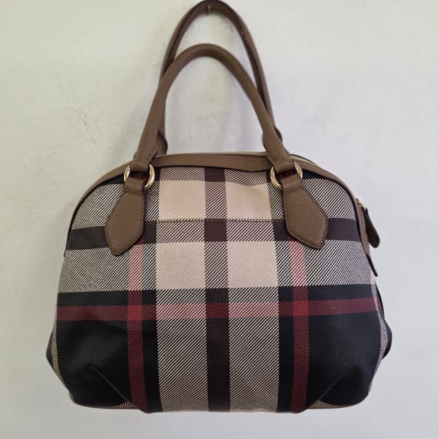 닥스 체크무늬 토트백