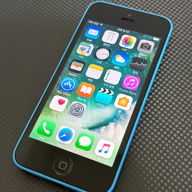 아이폰 5c 블루 16기가 #0822