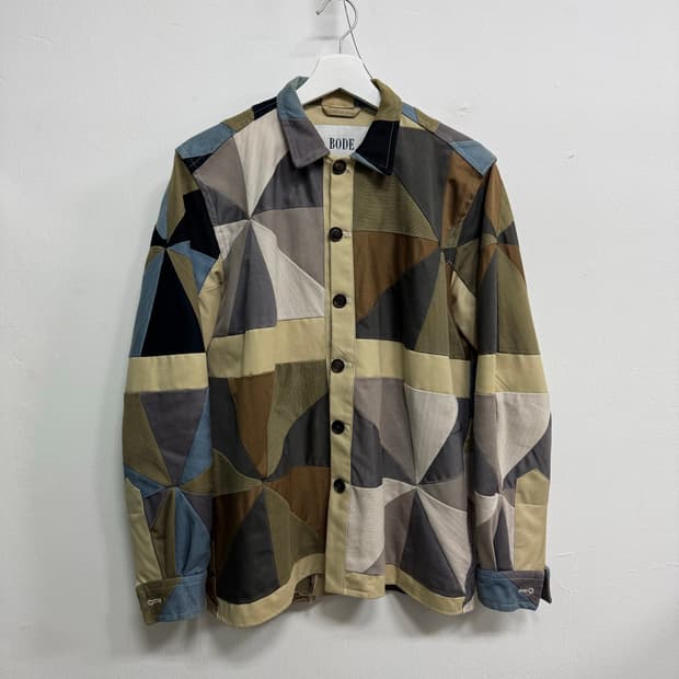 보디 패치 트러커 자켓 L