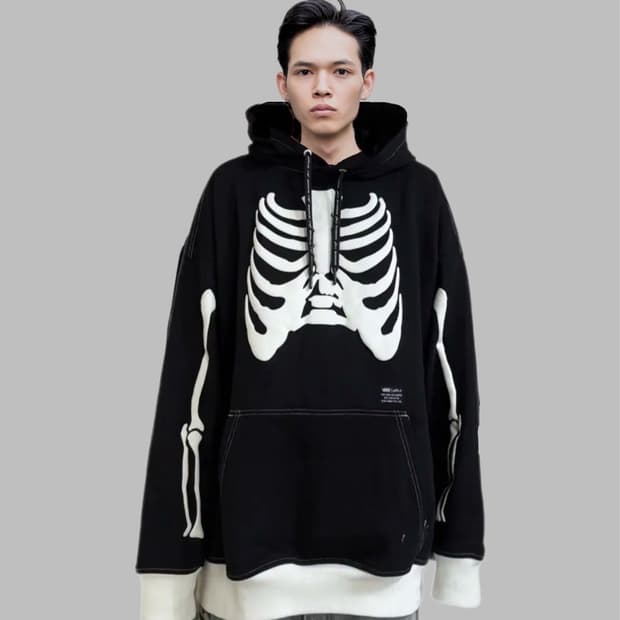 반스 x 사보타지 / 아시아아티스트 콜라보 본 후드 110