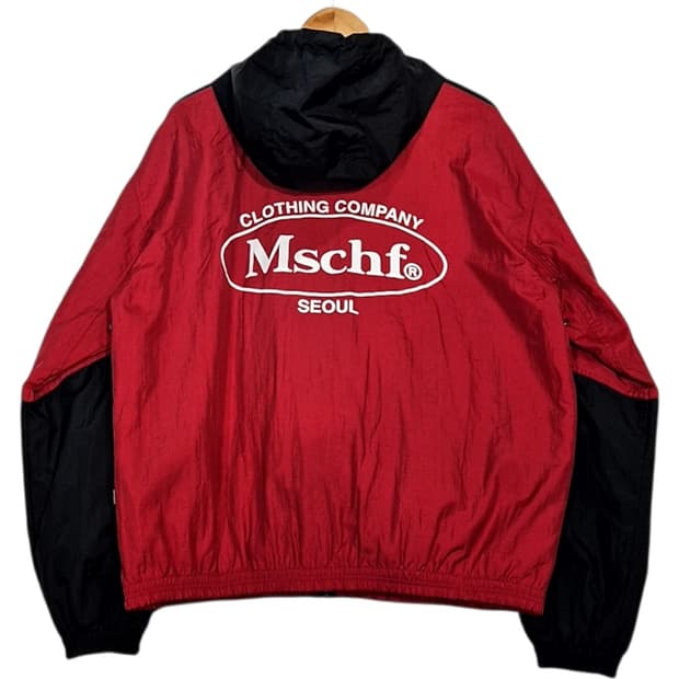 미스치프 빅로고 후드 바람막이