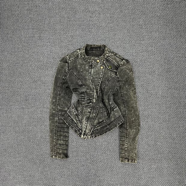 Y2K 워싱 데님 자켓