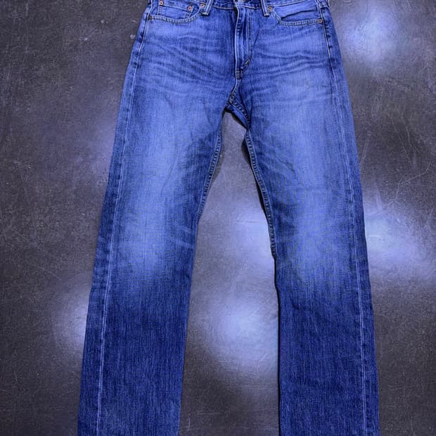 리바이스 513 슬림 스트레이트핏 빈티지 워싱 데님팬츠 32