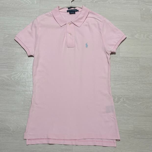 폴로 랄프로렌 딱붙 연핑크 민트 포니 pk티셔츠