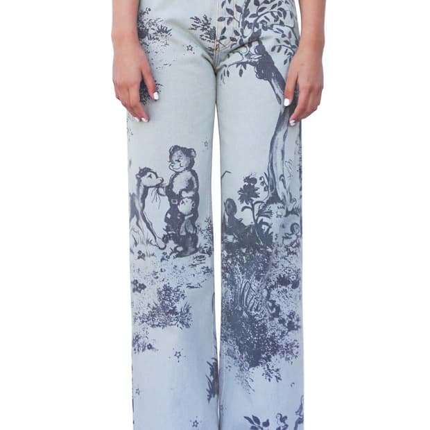 [몰리고다드] molly goddard cotton denim jeans