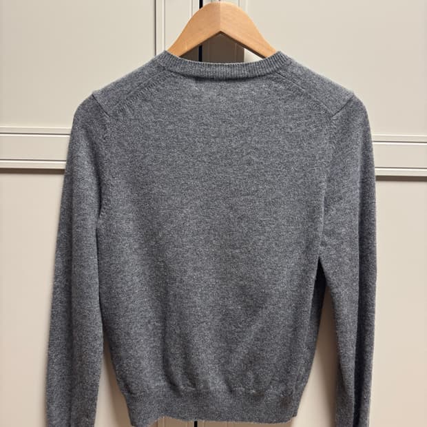 [정품] 꼼데가르송 더블하트 니트 가디건 M사이즈 새상품급