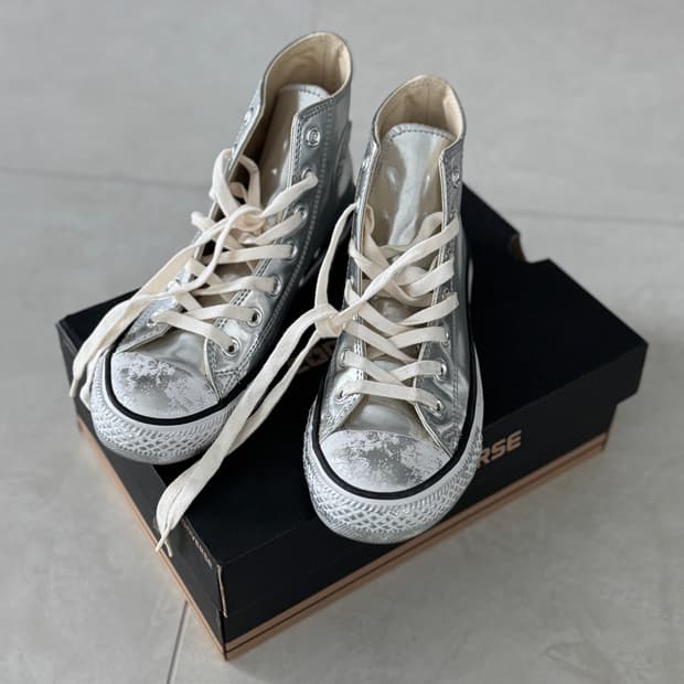 컨버스 척테일러 실버 HI 550288C