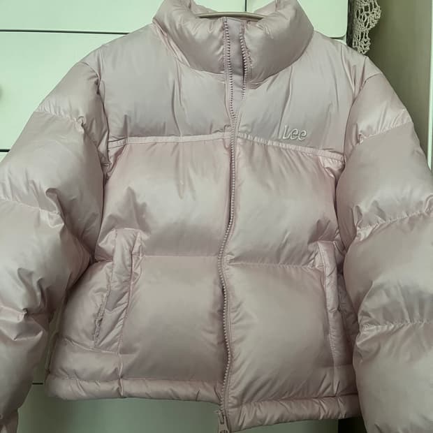 lee 숏패딩 핑크 M
