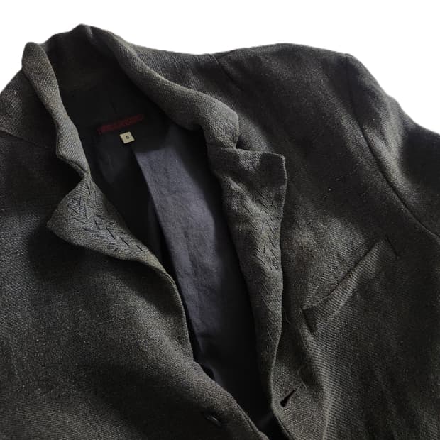 twobuildershouse Japanese Linen Greeny