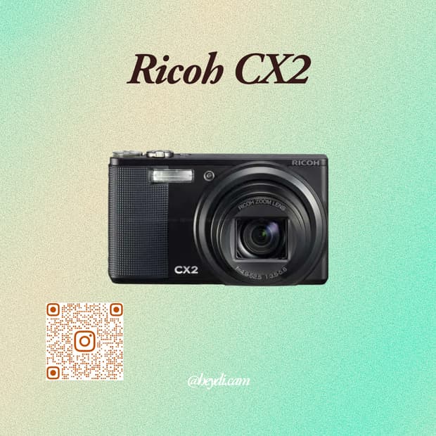 (장원영!) 리코 cx2(ricoh CX2) 블랙