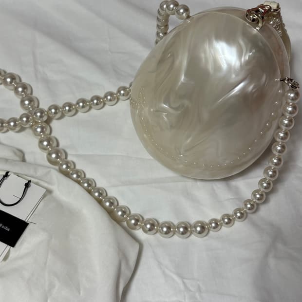 시몬로샤 simone rocha pearl egg bag