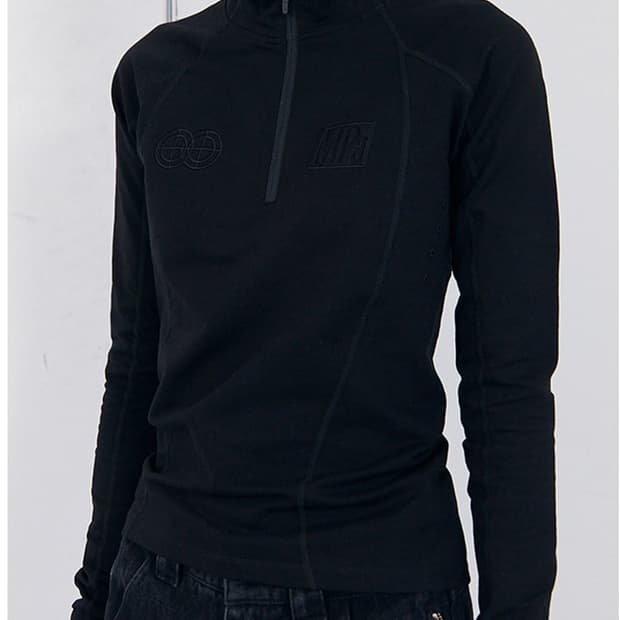 MPa SOFT-SHELL HALF ZIP WOMEN (BLACK)