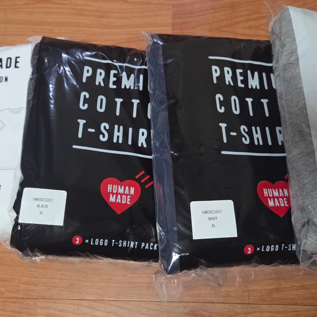 휴먼메이드 티셔츠 3팩