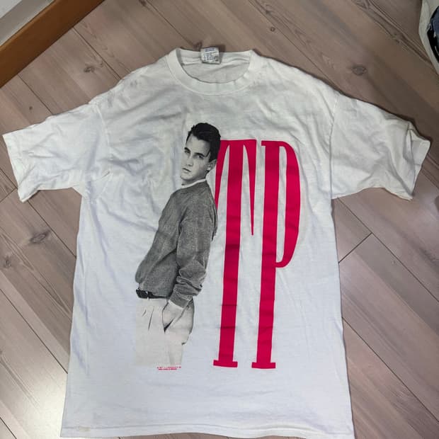 1990 Tommy page 투어 티 90s 빈티지 밴드티