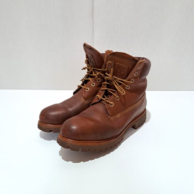 (택포) 팀버랜드 브라운 레더 부츠 8 1/2 B354