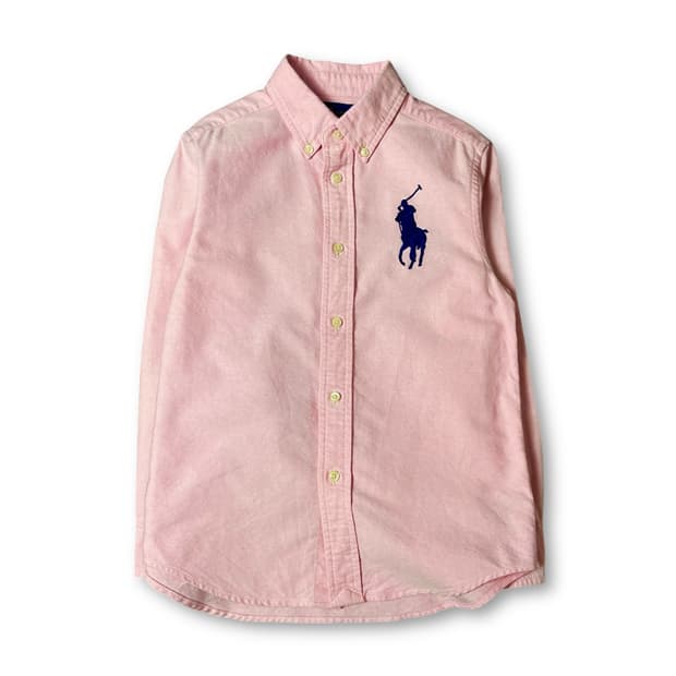 폴로랄프로렌 키즈 빅포니 핑크 긴팔 셔츠 6