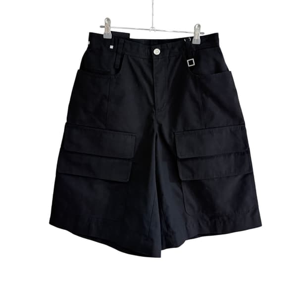 우영미 23FW 와이드 카고 버뮤다 팬츠