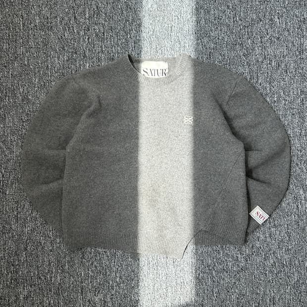 세터 더블린 언발란스 캐시미어 블랜드 니트