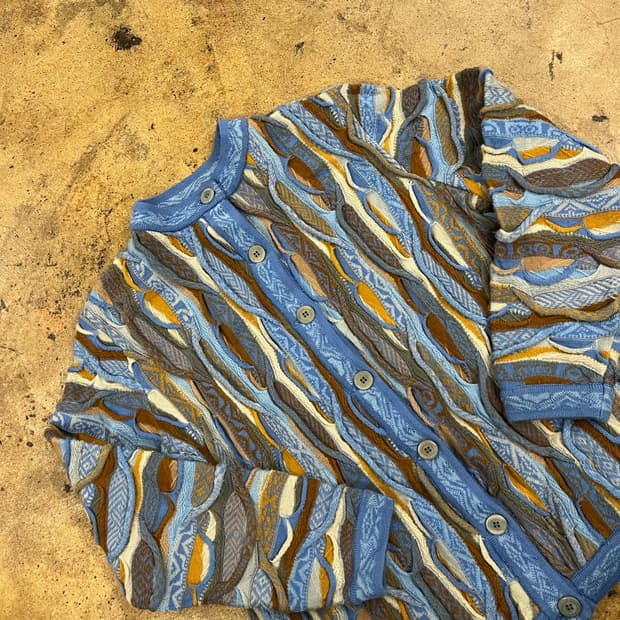 [정품/S] COOGI 컬러풀 니트 가디건 b14
