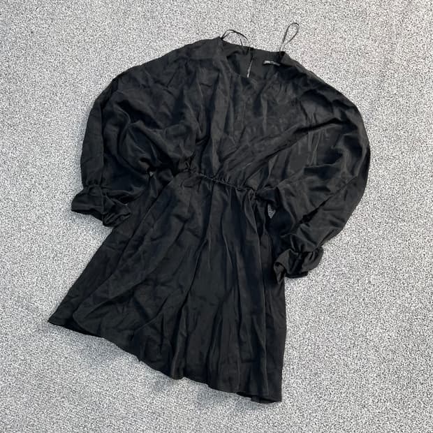 xs 자라 여성 플레어 원피스 0410M