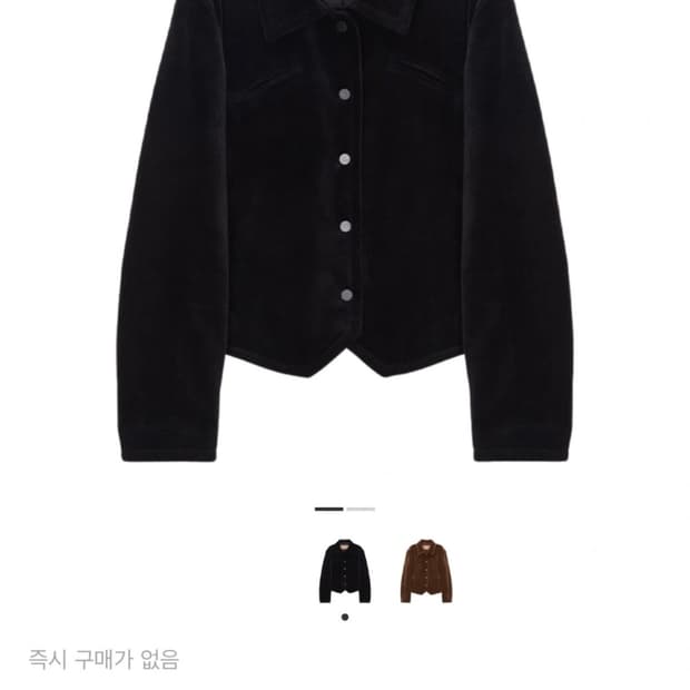 마뗑킴 코듀로이 웨스턴 자켓 블랙