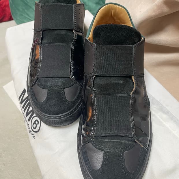 MM6 메종 마르지엘라 블랙 스니커즈 35 1/2