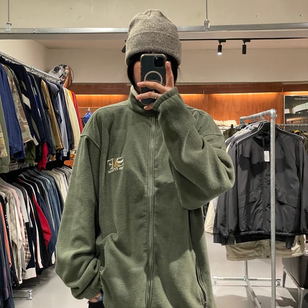 빈티지 플리스 자켓  