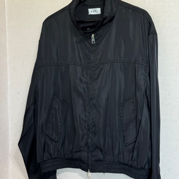 크롭 블루종 바람막이