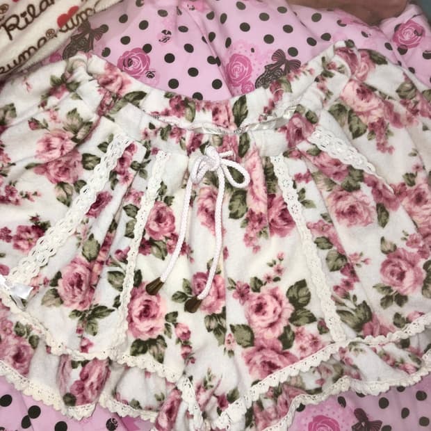 Lizlisa 리즈리사 플라워 큐롯 빈티지 갸루 히메갸루 오네 라떼갸루