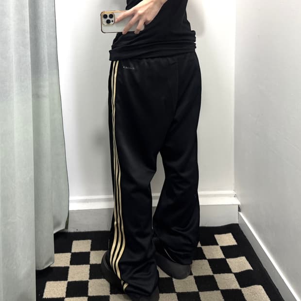 아디다스 클리마 블랙 옐로우 트랙팬츠