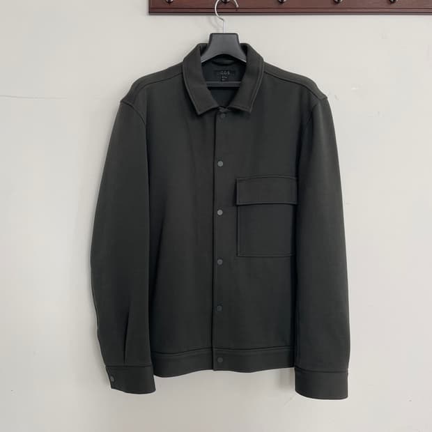 코스 딥그린 코튼 캐쥬얼 자켓