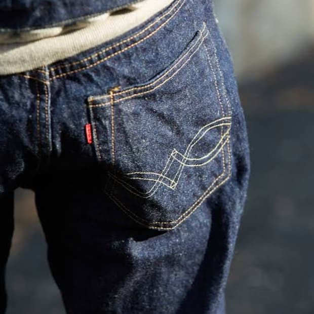 1회착용) 웨어하우스 DSB 1000xx 데드스탁블루 원워시 데님 34