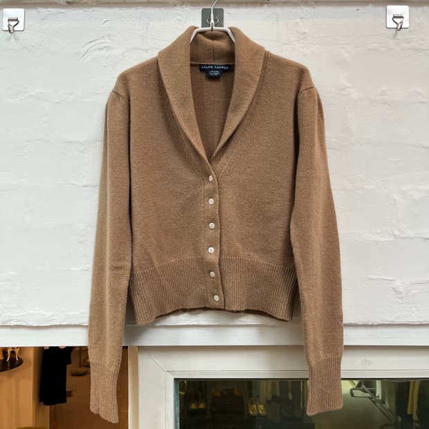 Ralph Lauren 랄프로렌 캐시미어 숄 칼라 가디건 L