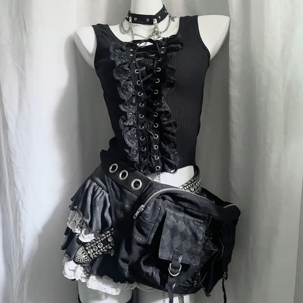 Punk sleeveless