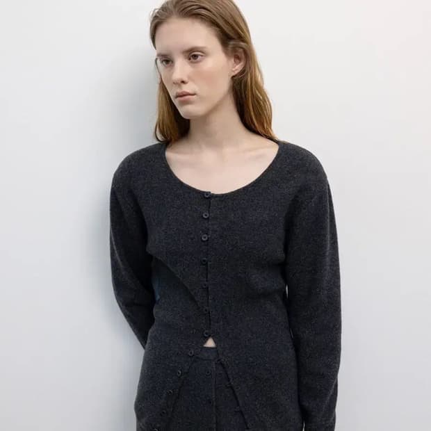 Le17septembre BUTTON DOWN CARDIGAN 버튼가디건