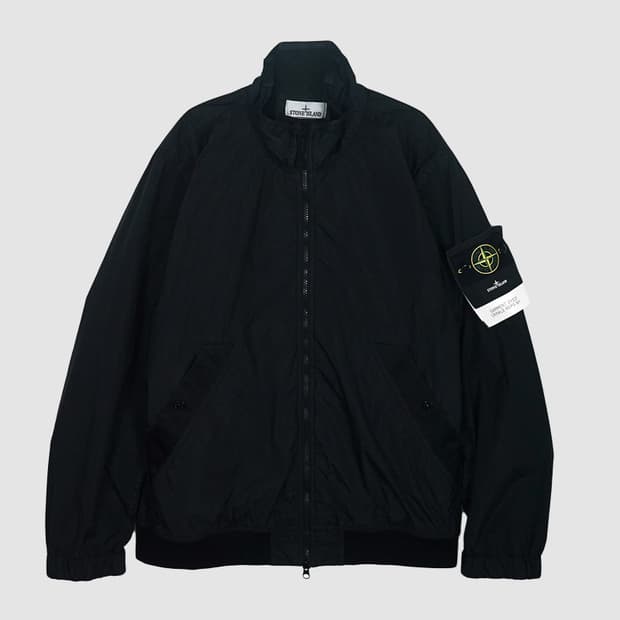 스톤아일랜드 윈드 레지스턴트 앤 안티드롭 자켓 블랙(M)