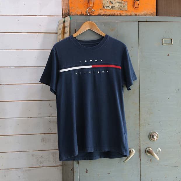 (착용컷) TOMMY HILFIGER 반팔 티셔츠 (남성용 100)