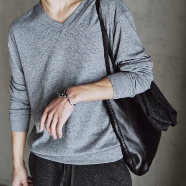 모노 프리베 브이넥 그레이 1 사이즈