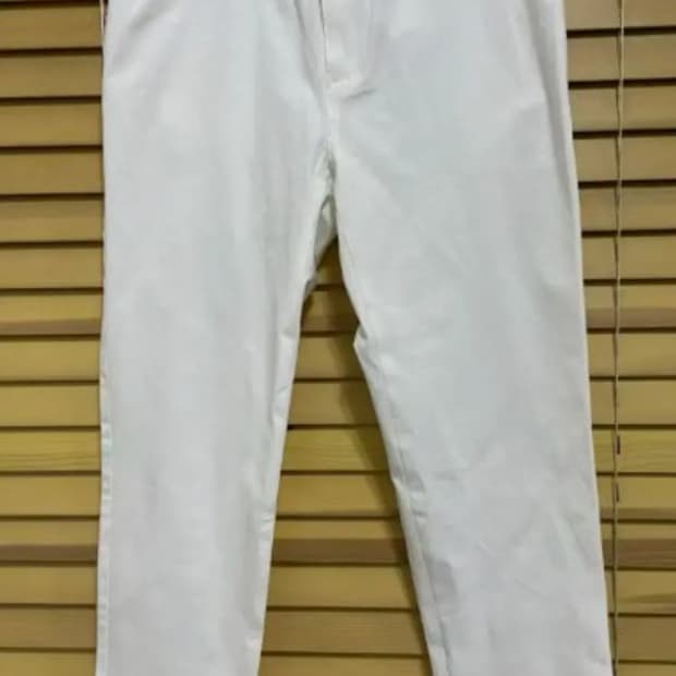 새상품) 유나이티드애로우 여성 화이트슬랙스