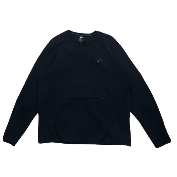 NIKE 테크 플리스 크루 맨투맨 블랙 2XL