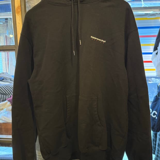 디스이즈네버댓 블랙 후드티