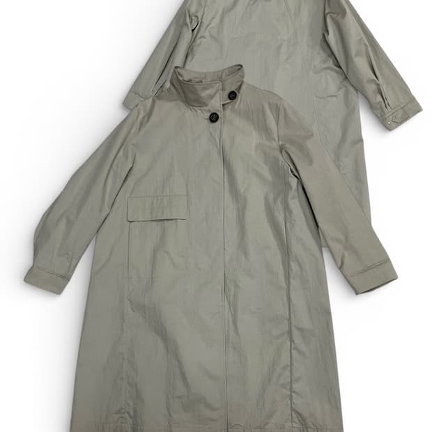 LÄTT 면 혼방 롱 코트 자켓 M