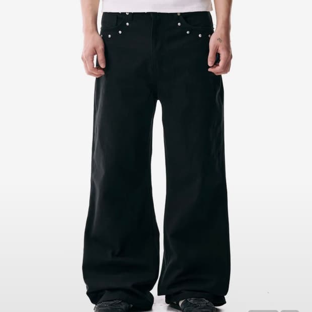 아캄 Multi Studded Cotton Pants 스터드팬츠