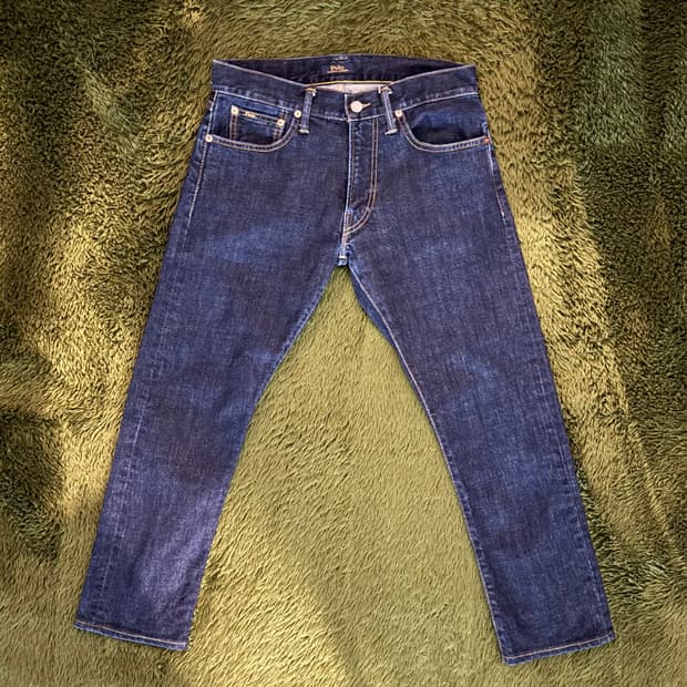 [28X30] 폴로 랄프로렌 재팬 릴리즈 워시드 데님 딥 인디고