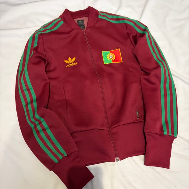🔥아디다스 딱붙핏 포르투갈 버건디 져지🔥