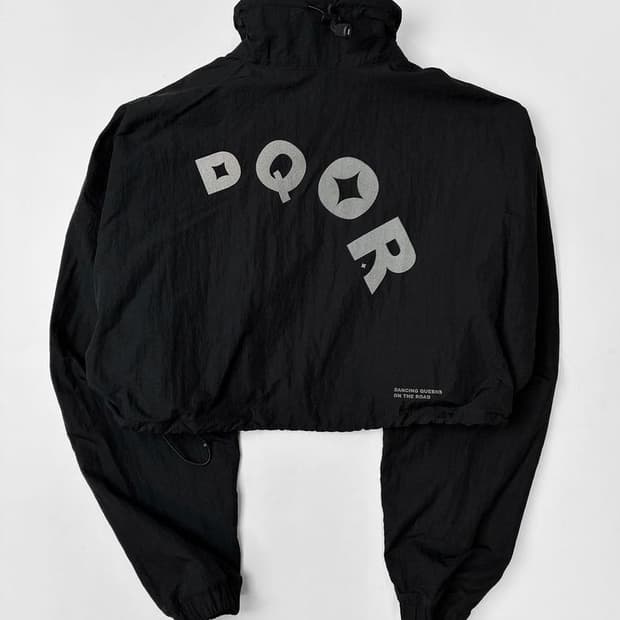 LEEY 윈드쉘 DQOR 크롭 바람막이 자켓 PN5059
