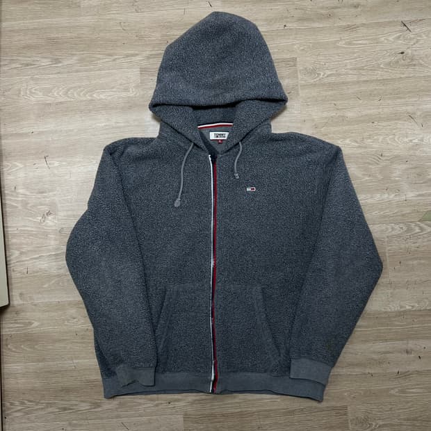 타미힐피거 진스 후드 후리스 플리스 자켓 [그레이] XL/105