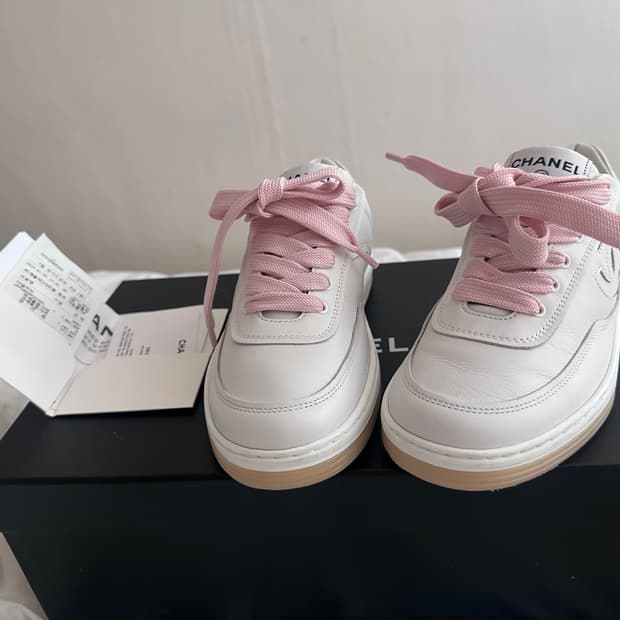 샤넬 테니스화 G39978 35사이즈 핑크