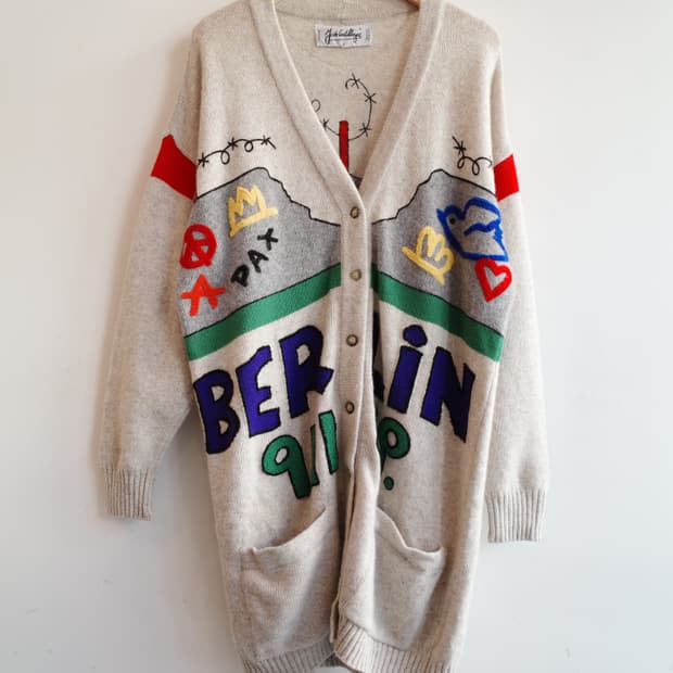 J.C DE CASTELBAJAC 자수 롱가디건 (MADE IN ITAL